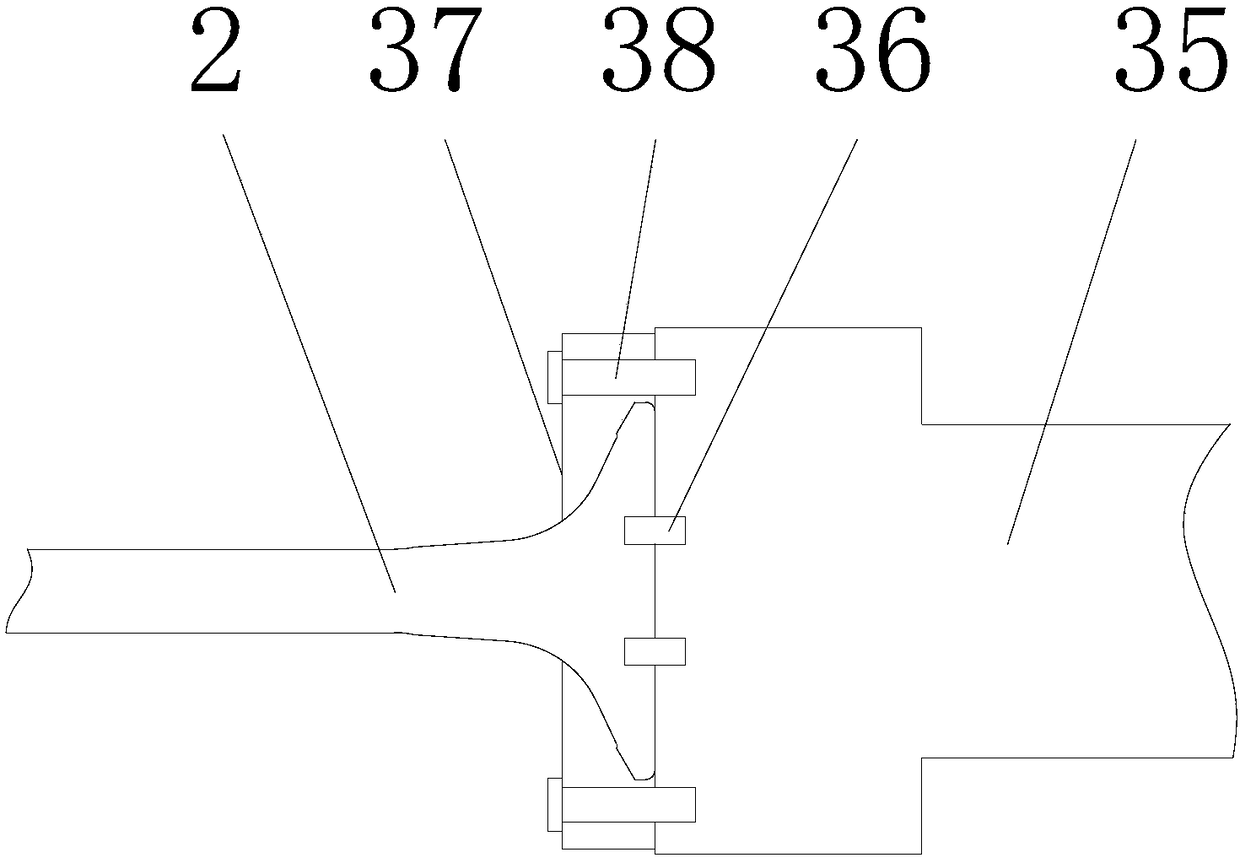 A valve rotation bending fatigue testing machine