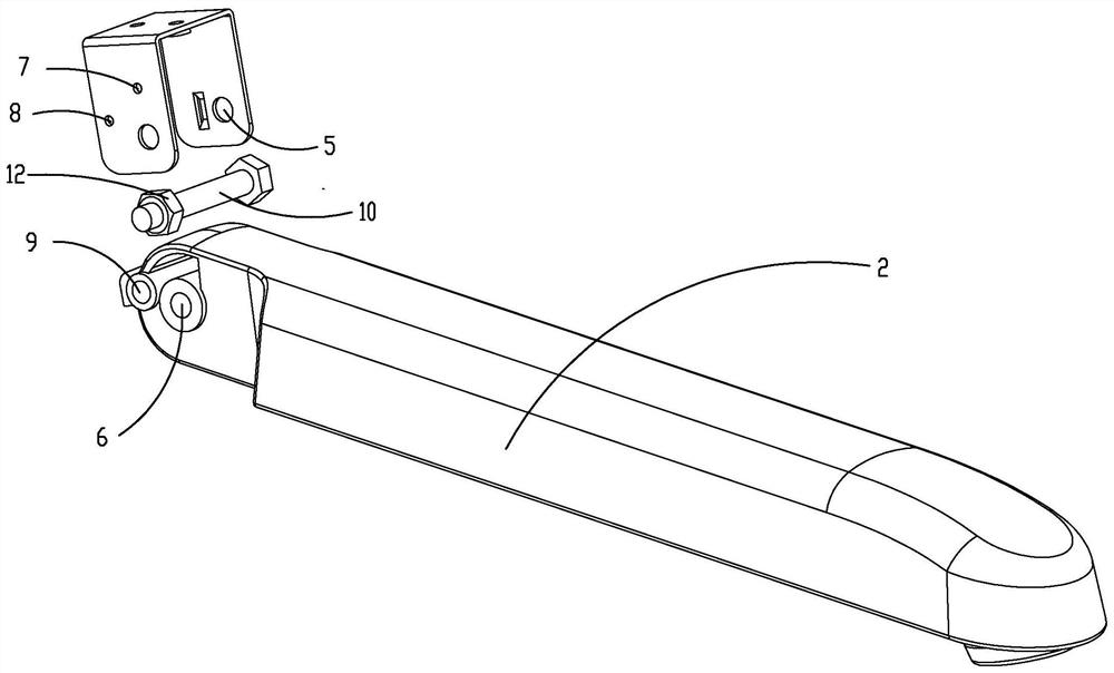 Fan supporting foot frame