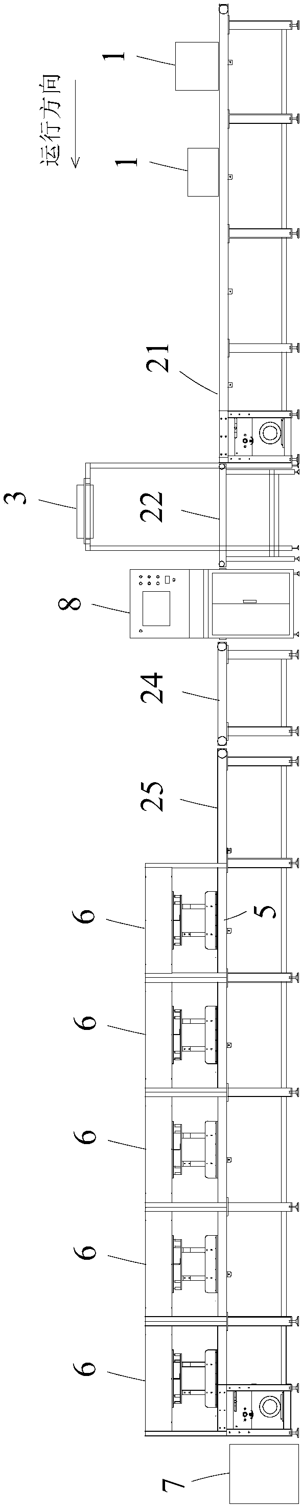 Logistics automatic sorting system and method