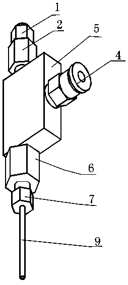High-precision automatic viscometer sample inlet unit and viscometer automatic sample injector