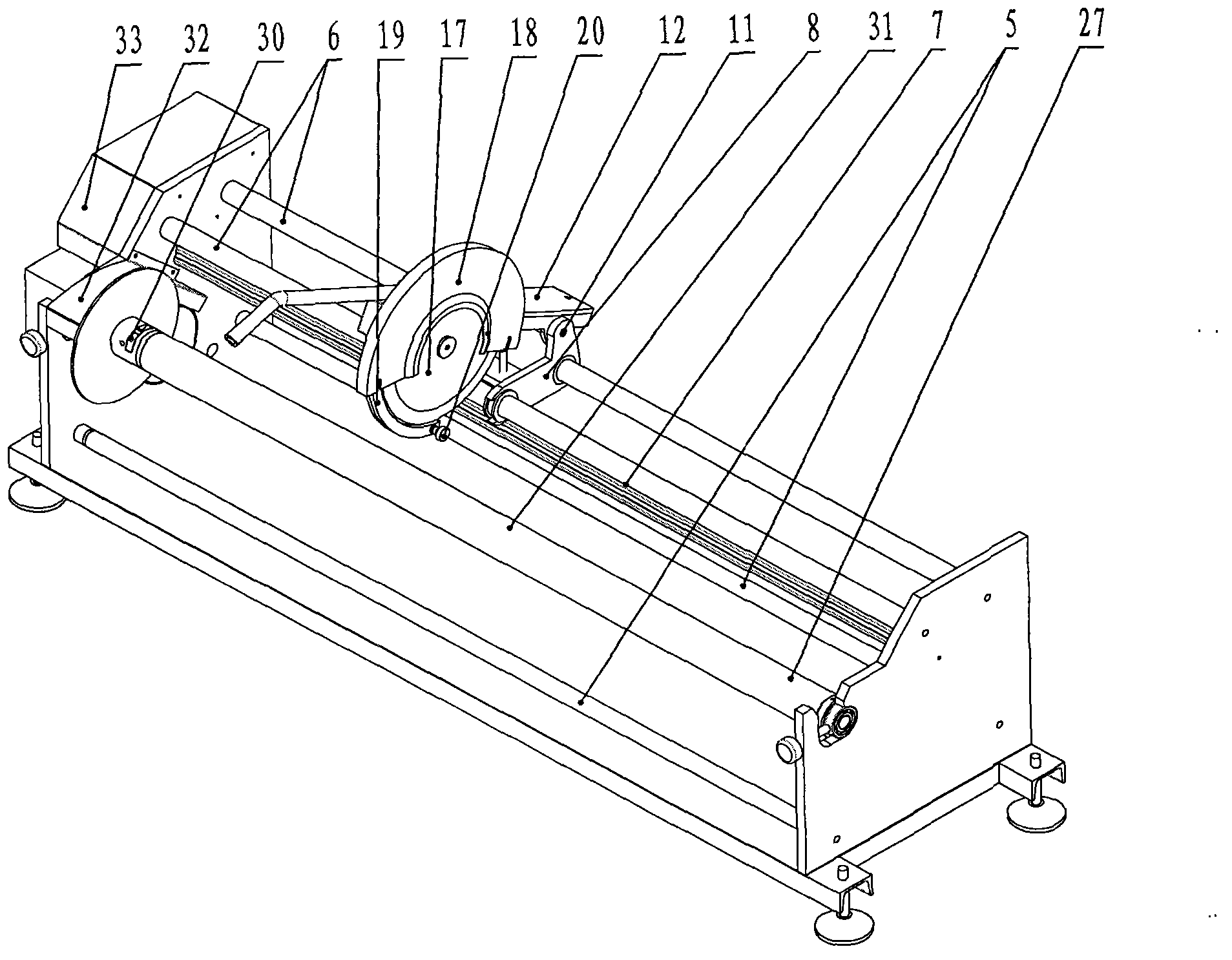 Cutting machine with circular cutter