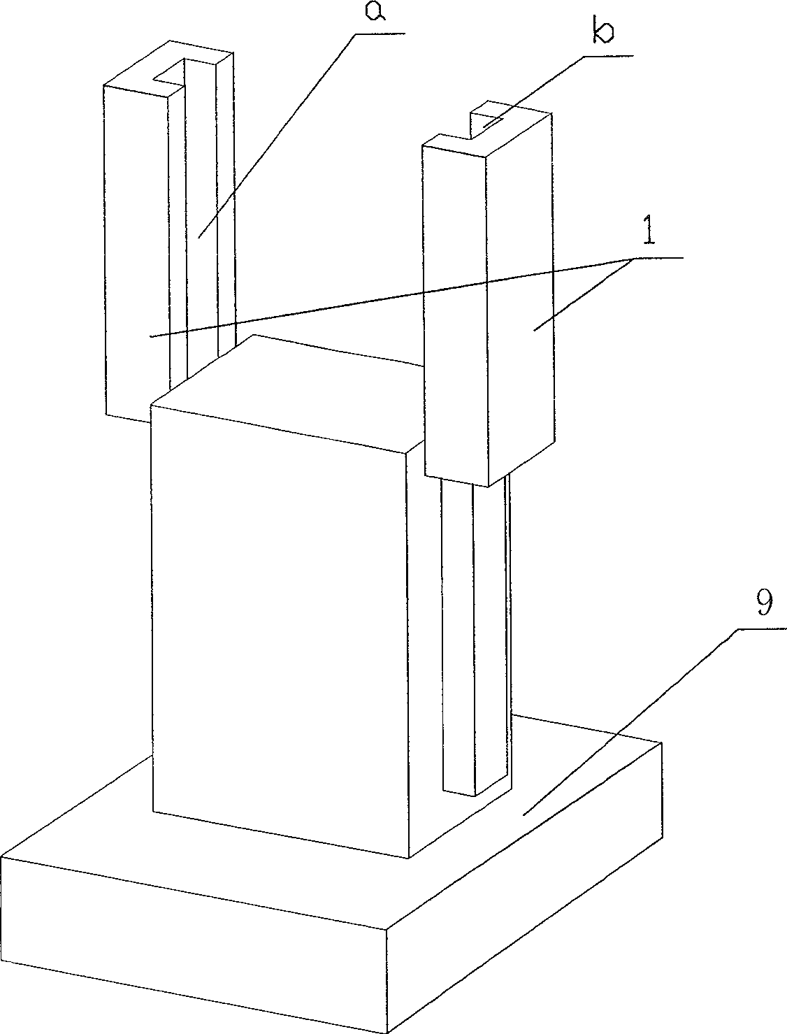 Air suspension flexibility space buttjunction platform