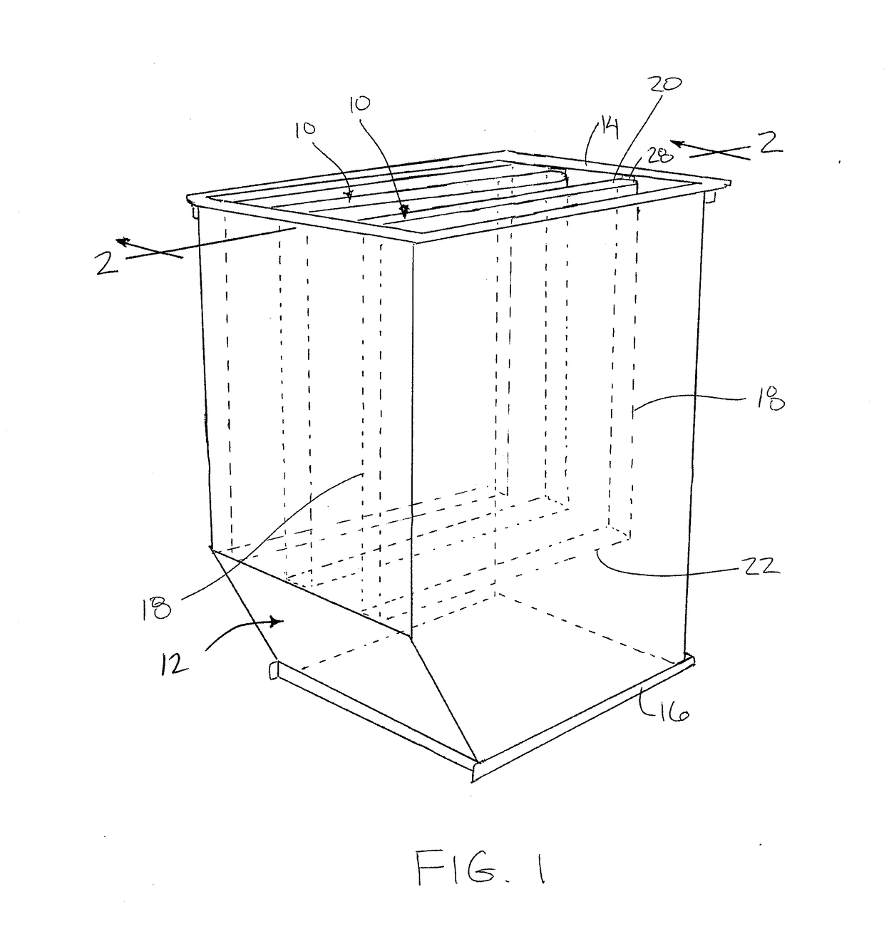 Sound Attenuating Baffle Including a Non-Eroding Liner Sheet