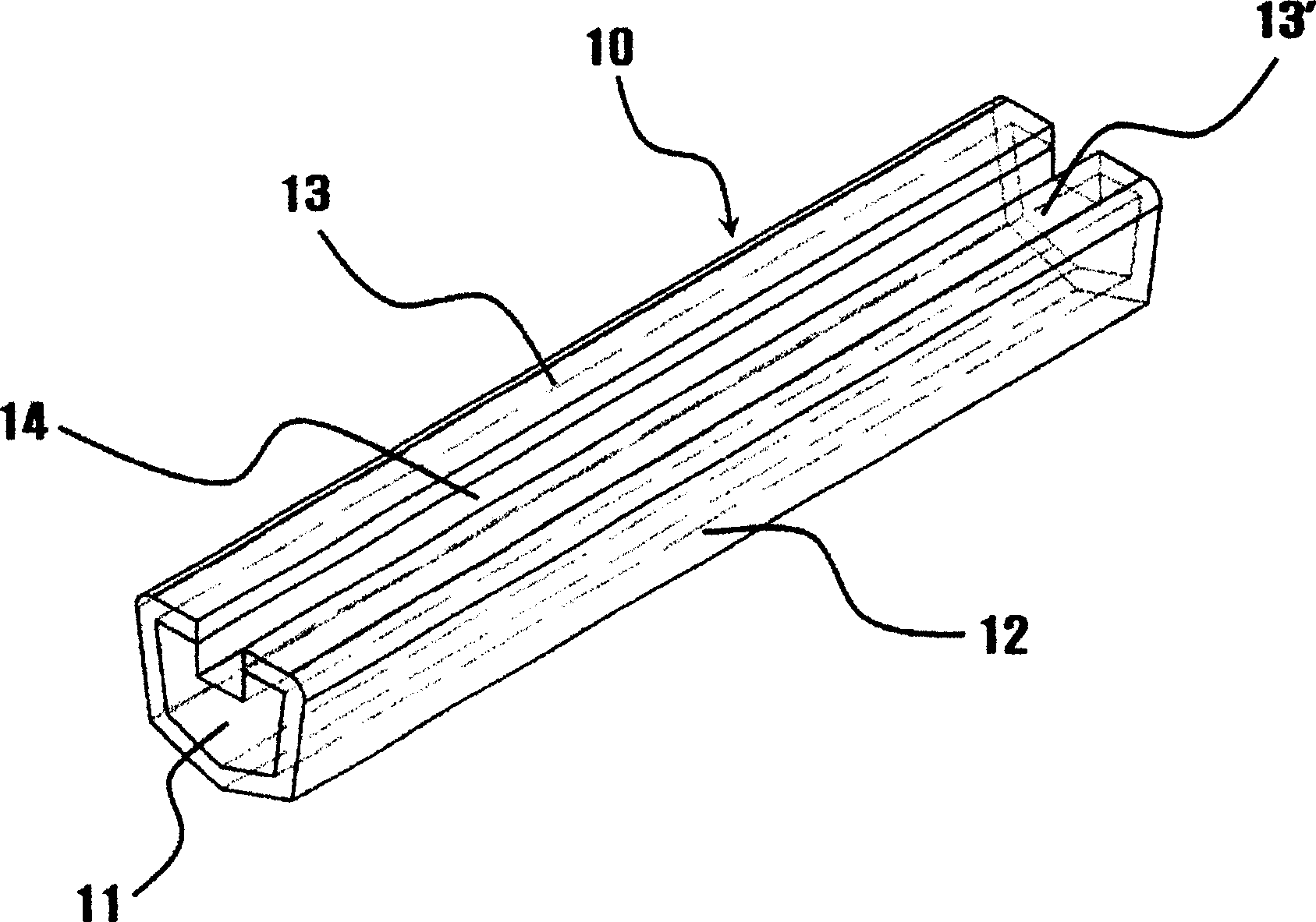 Getter composition and device for introducing of mercury into fluorescence lamp for BLU