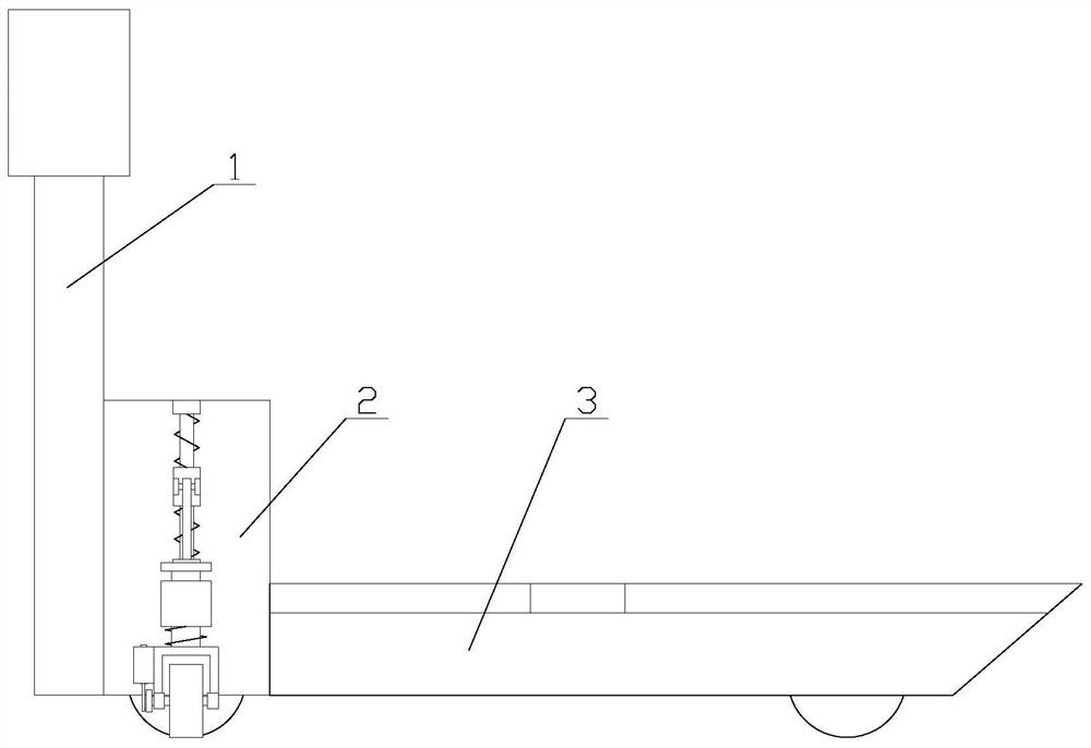 A stable hydraulic forklift with speed limiting function