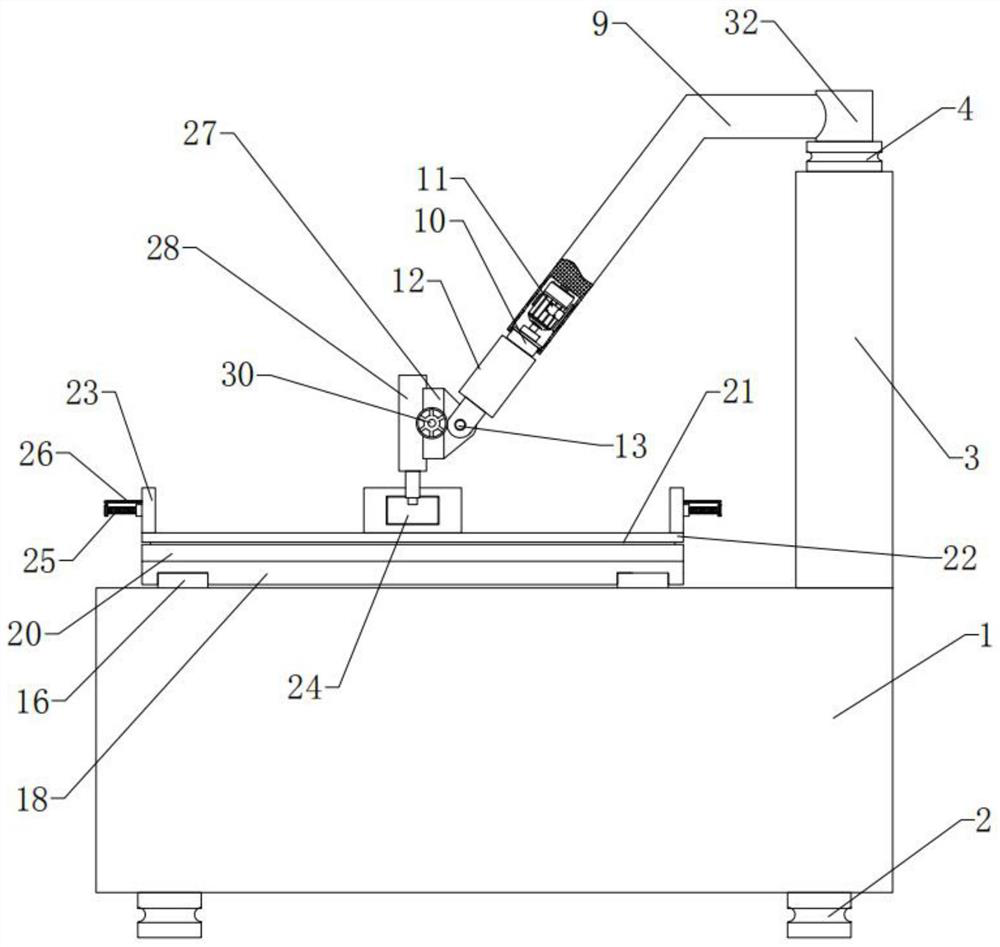 Auxiliary positioning mechanism for industrial welding machine