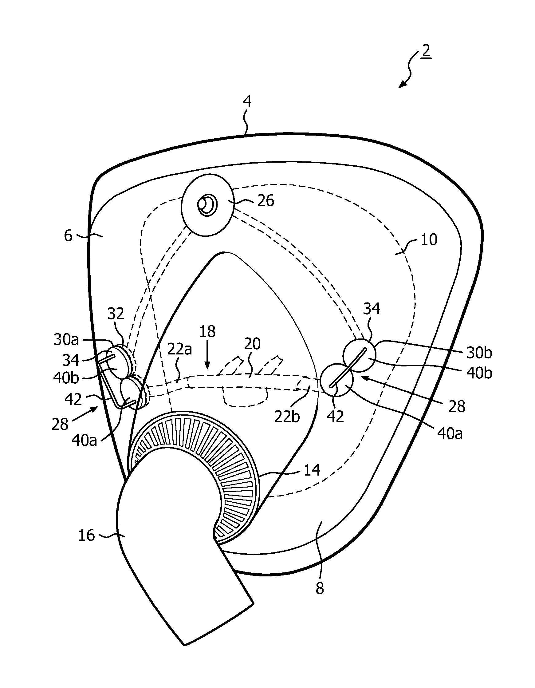 Patient interface device including a mechanism for manipulating the position of an internal component thereof