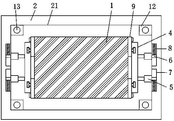 Protection monitoring device with remote-control-braking function for unmanned driving automobile