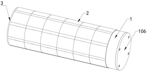 Modularized tunnel excavation simulation test device and assembling method thereof