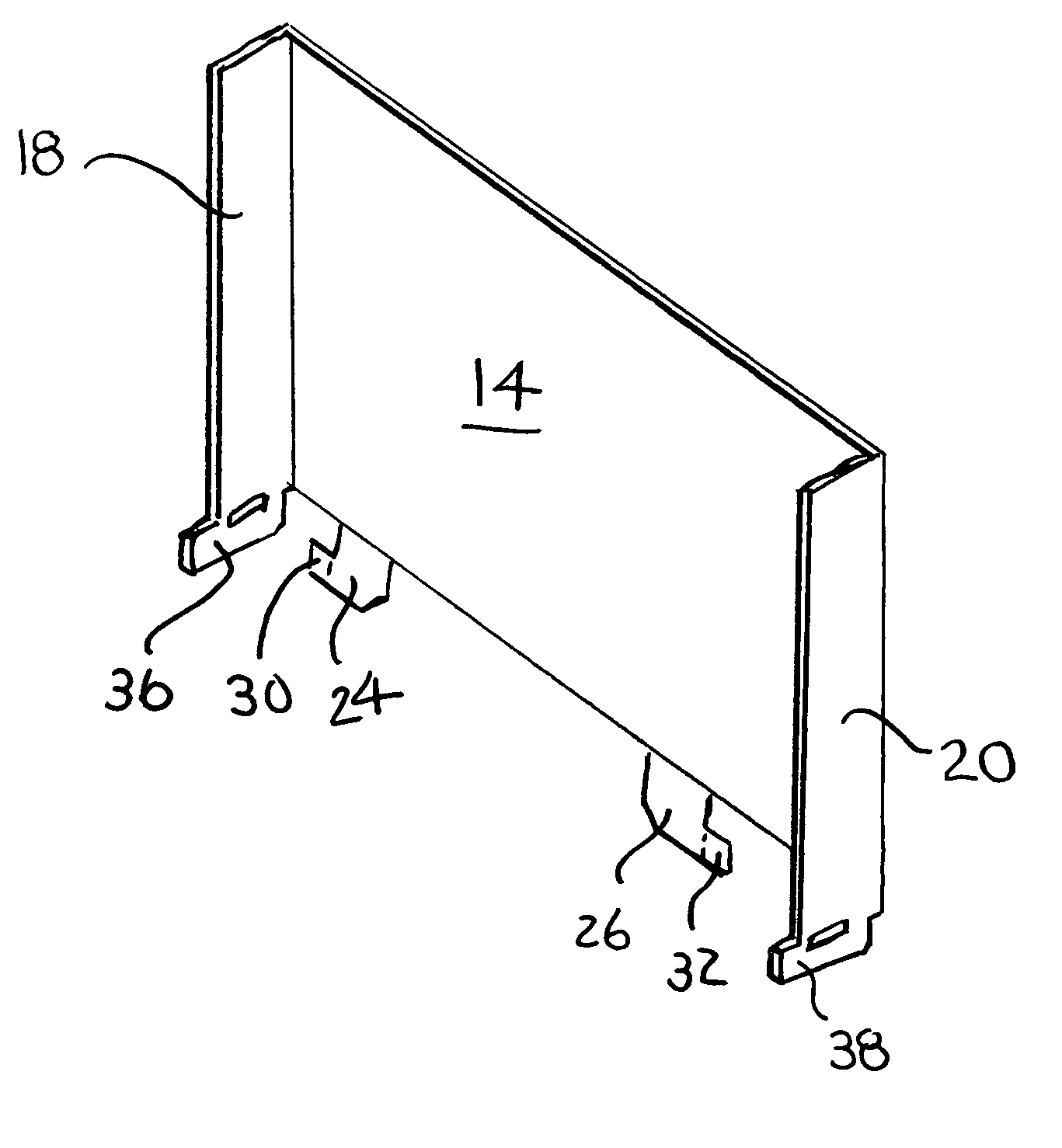 Flip-up headers for point-of-purchase displays