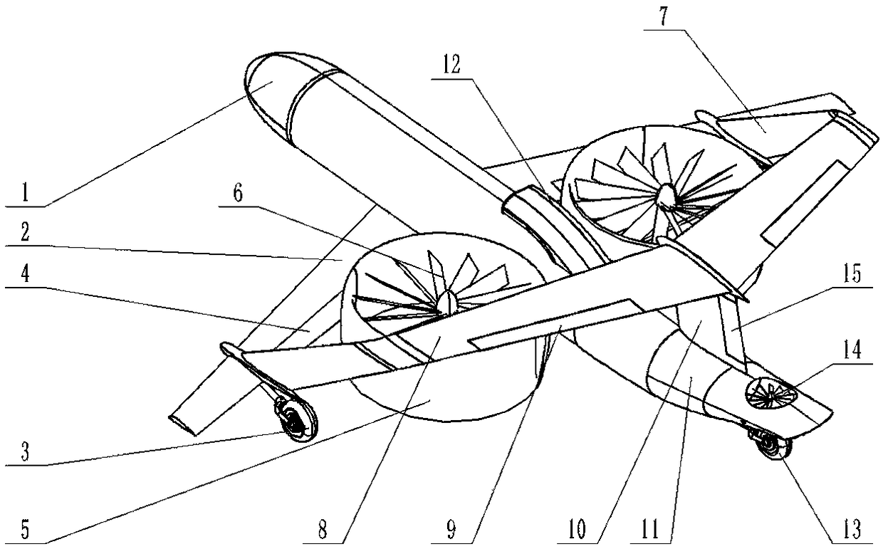 Vertical take-off and landing aircraft with layouts of tilting ducts and connecting wings