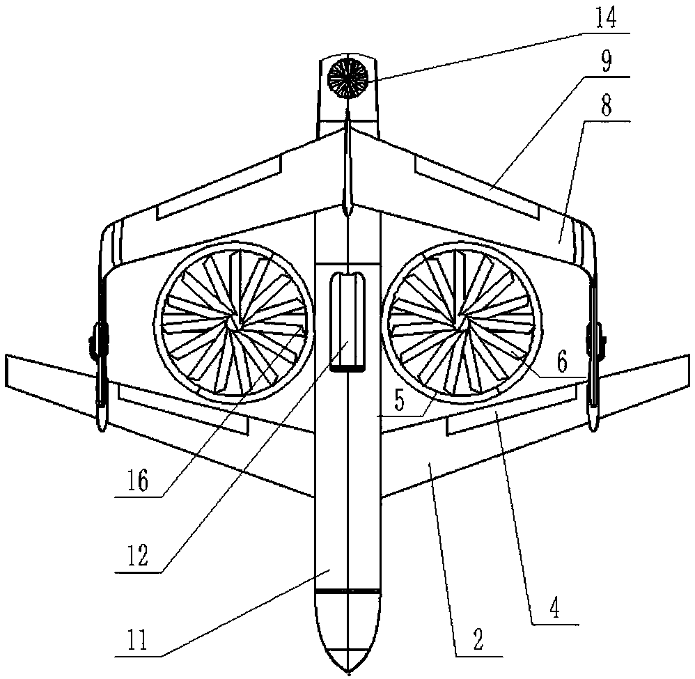 Vertical take-off and landing aircraft with layouts of tilting ducts and connecting wings