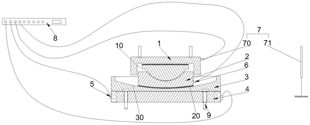 Intelligent friction pendulum shock insulation support