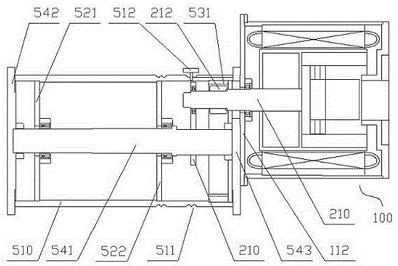 One gear permanent magnet synchronous direct drive hoist