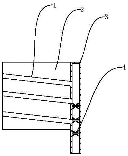 Curtain wall using rainwater for electricity generation