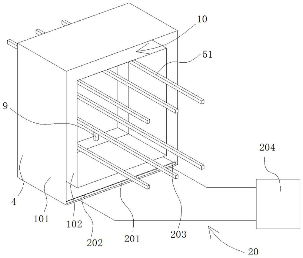 A basement structure based on foundation pit support and its construction method