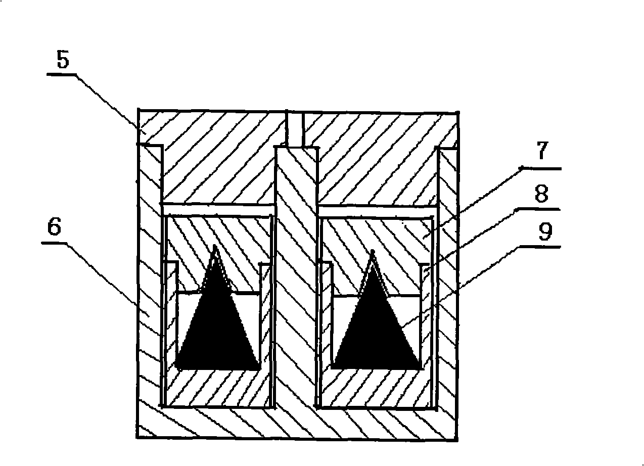 Irradiation supervising apparatus for high-flux research reactor core container
