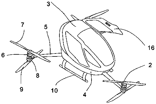 Multi-rotor manned vehicle