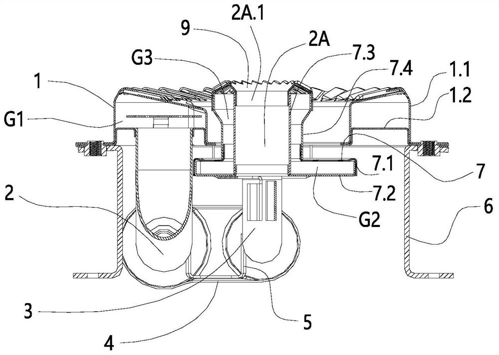 Metal plate structure combustor of gas stove