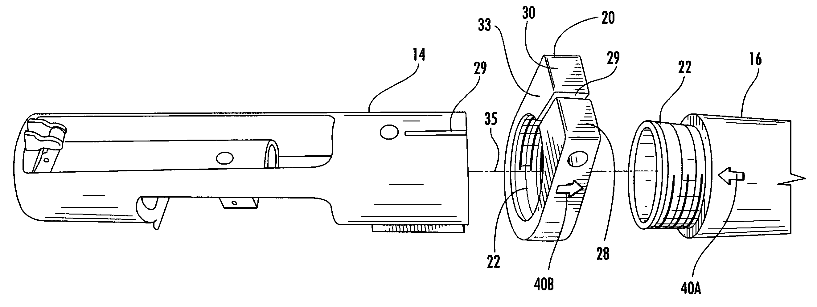 Interchangeable barrel system for rifles