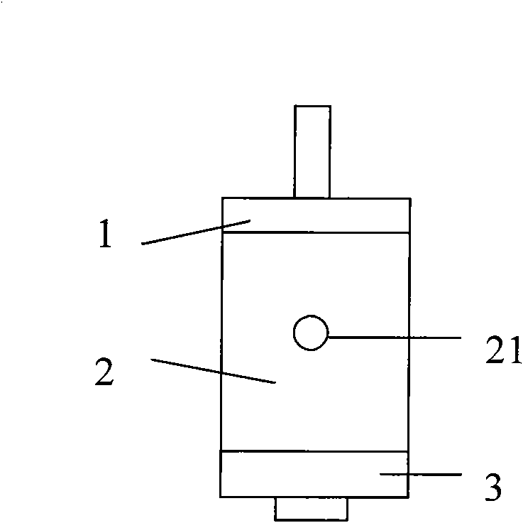Inserting pipe-type spinning nozzle