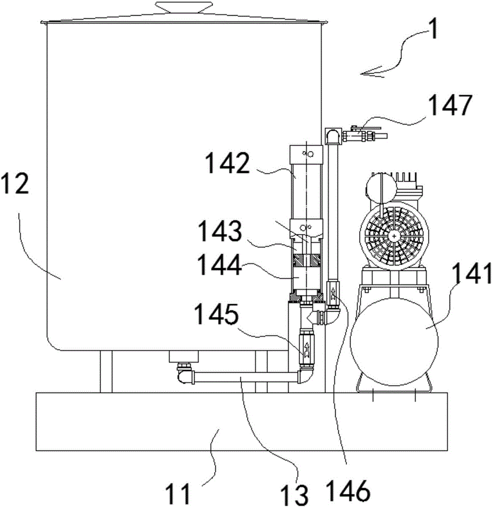 Grease lubricating complete equipment for construction elevator