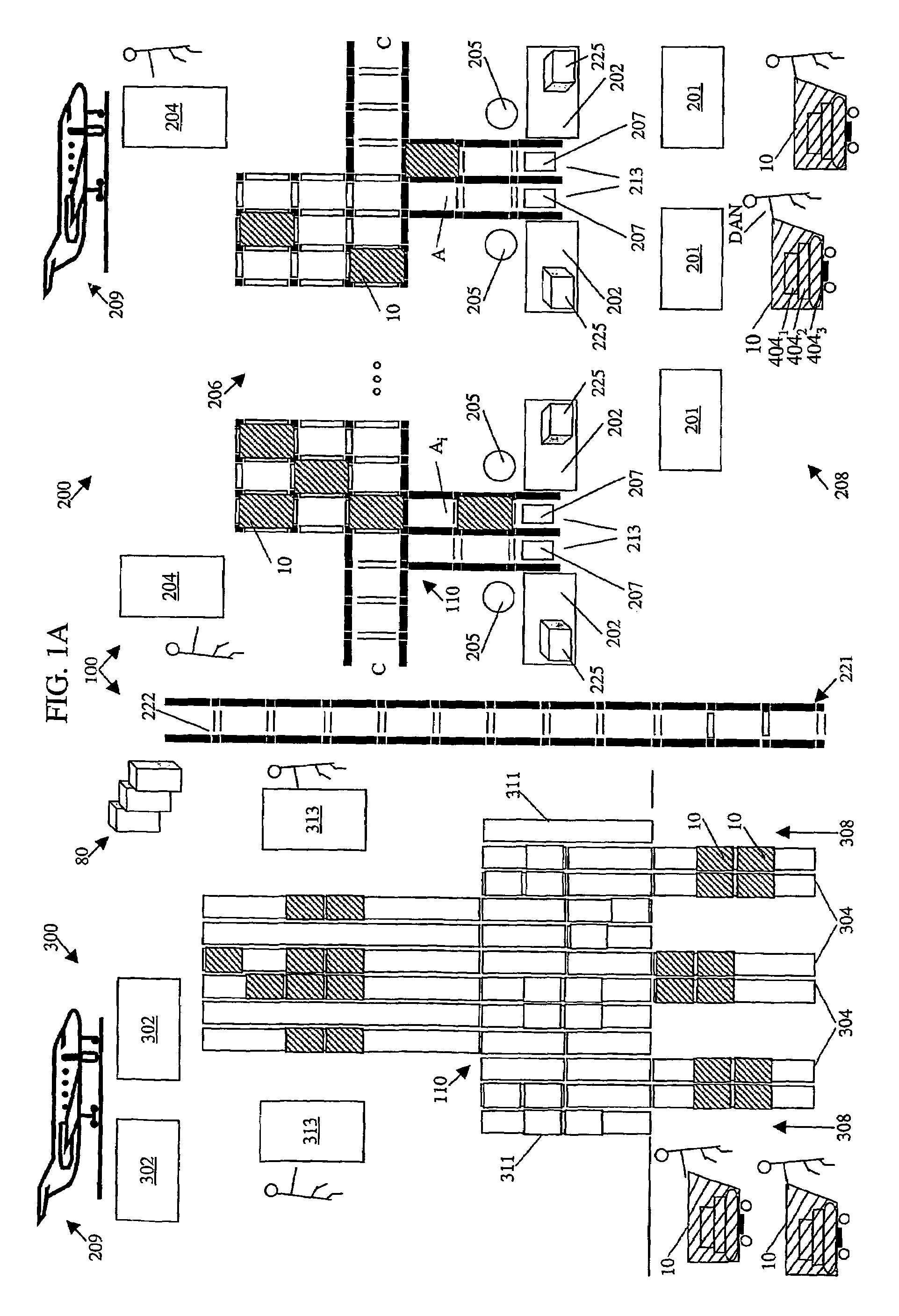 Automated airport luggage system