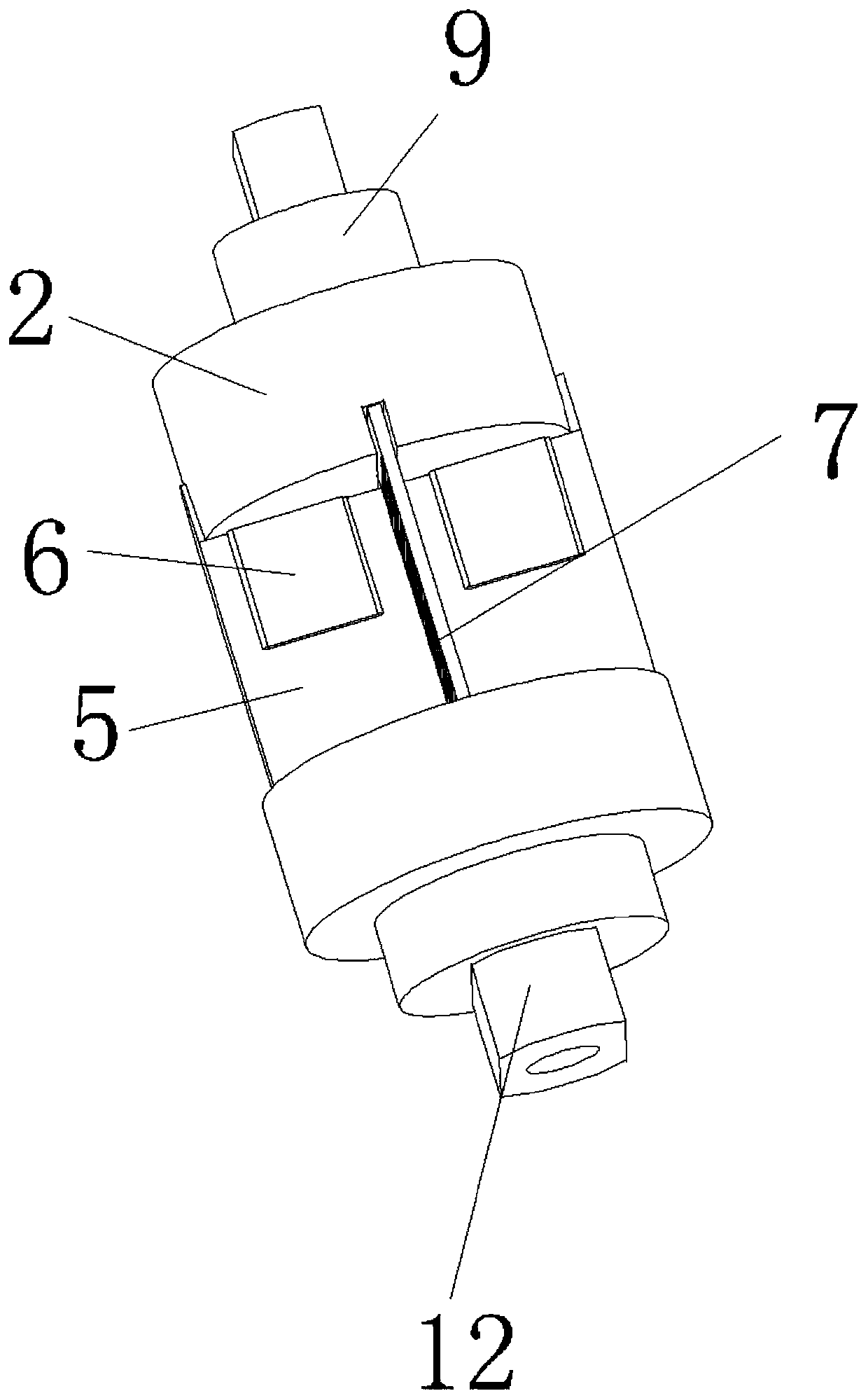 Plug valve with split type plug core structure