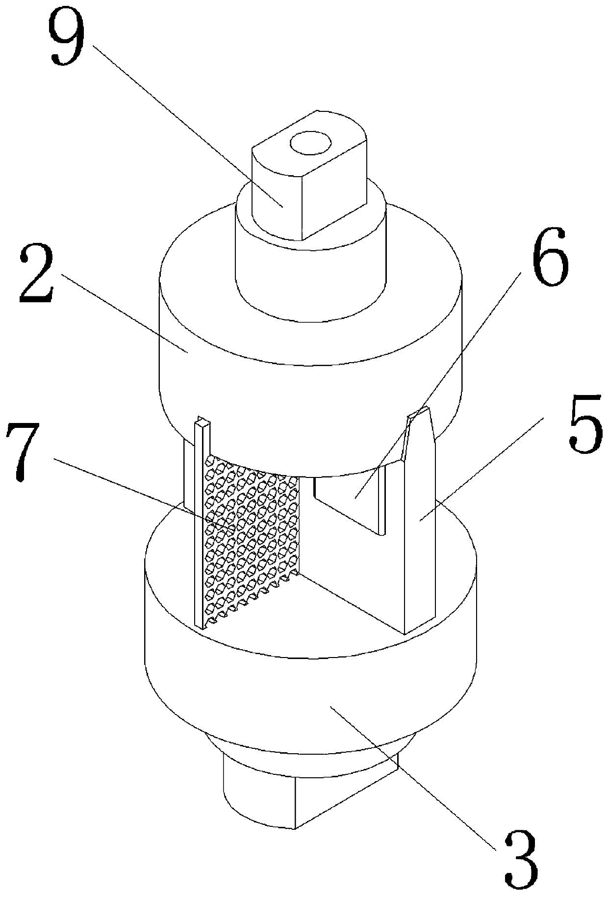 Plug valve with split type plug core structure