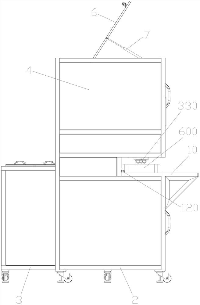 Semi-automatic pot blending machine and blending method thereof