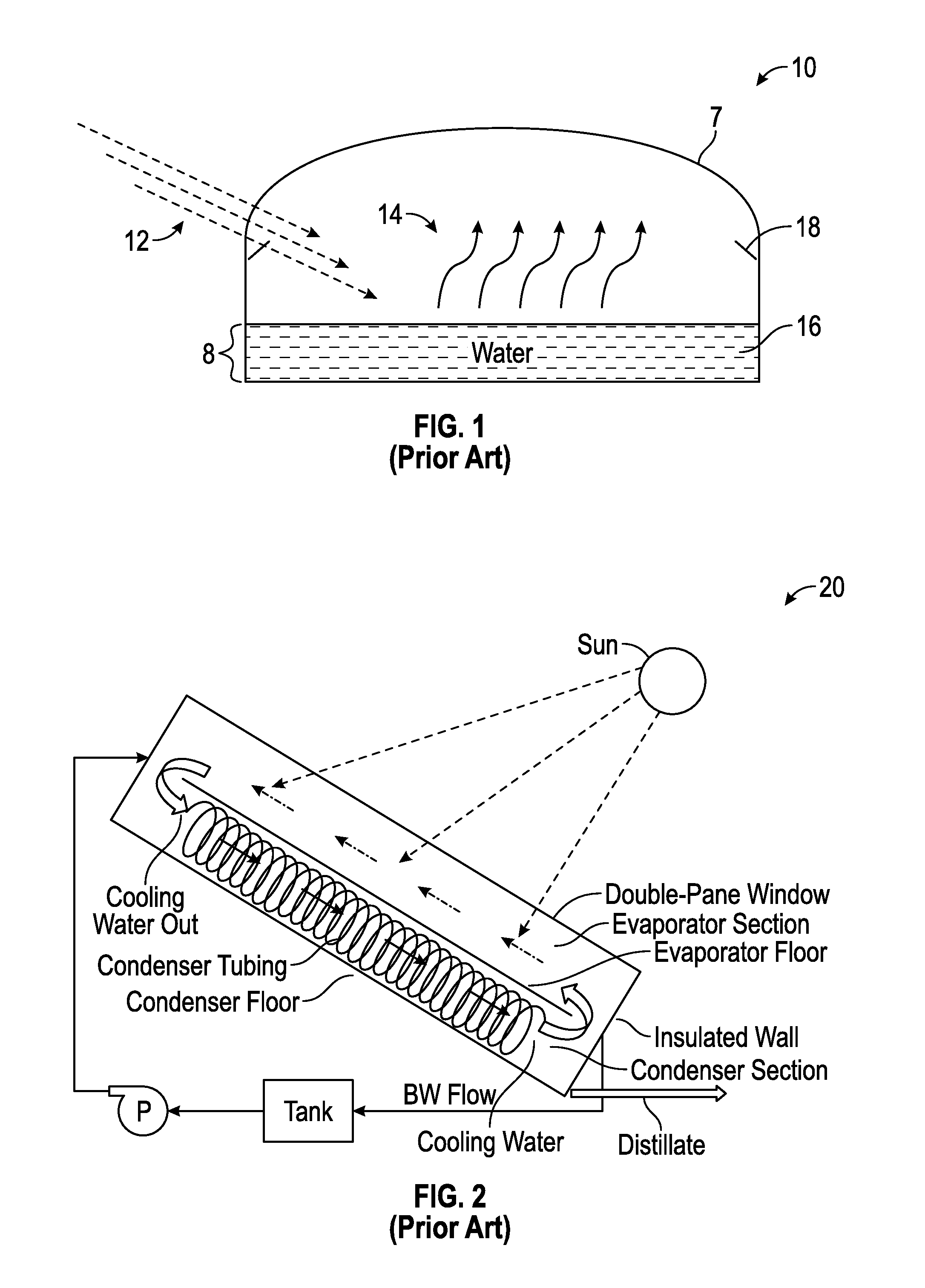 Solar still countercurrent flow system and apparatus