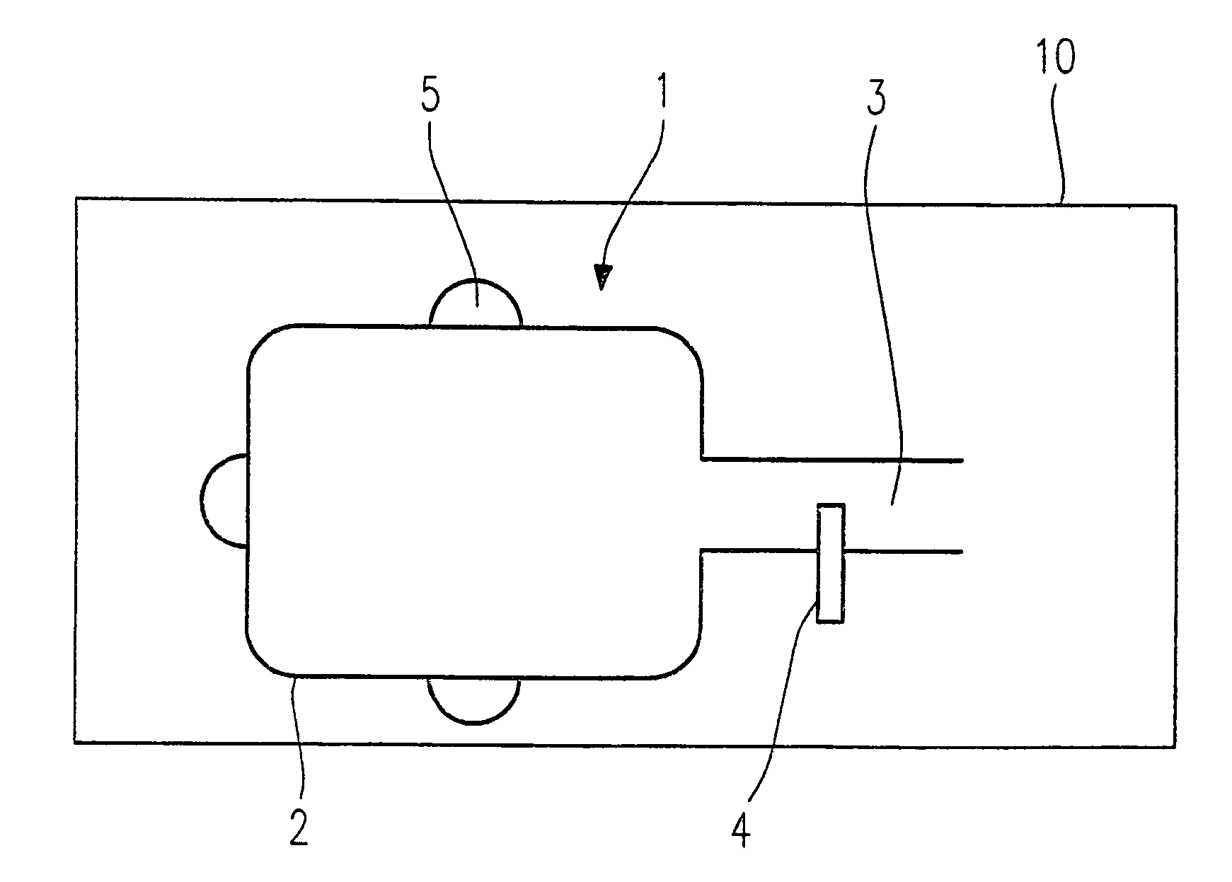 Device for detecting a deformation of a component