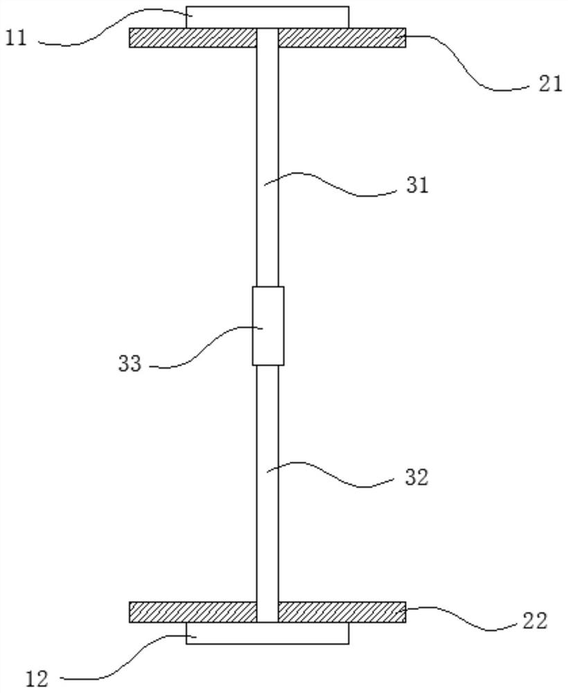 Reinforcing device for refractory air duct for nuclear power and refractory air duct