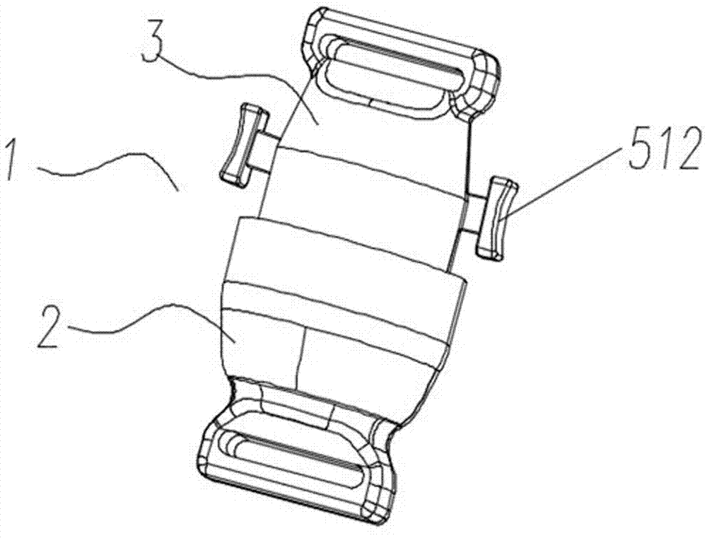 Automatic magnetic buckle and automatic buckling method