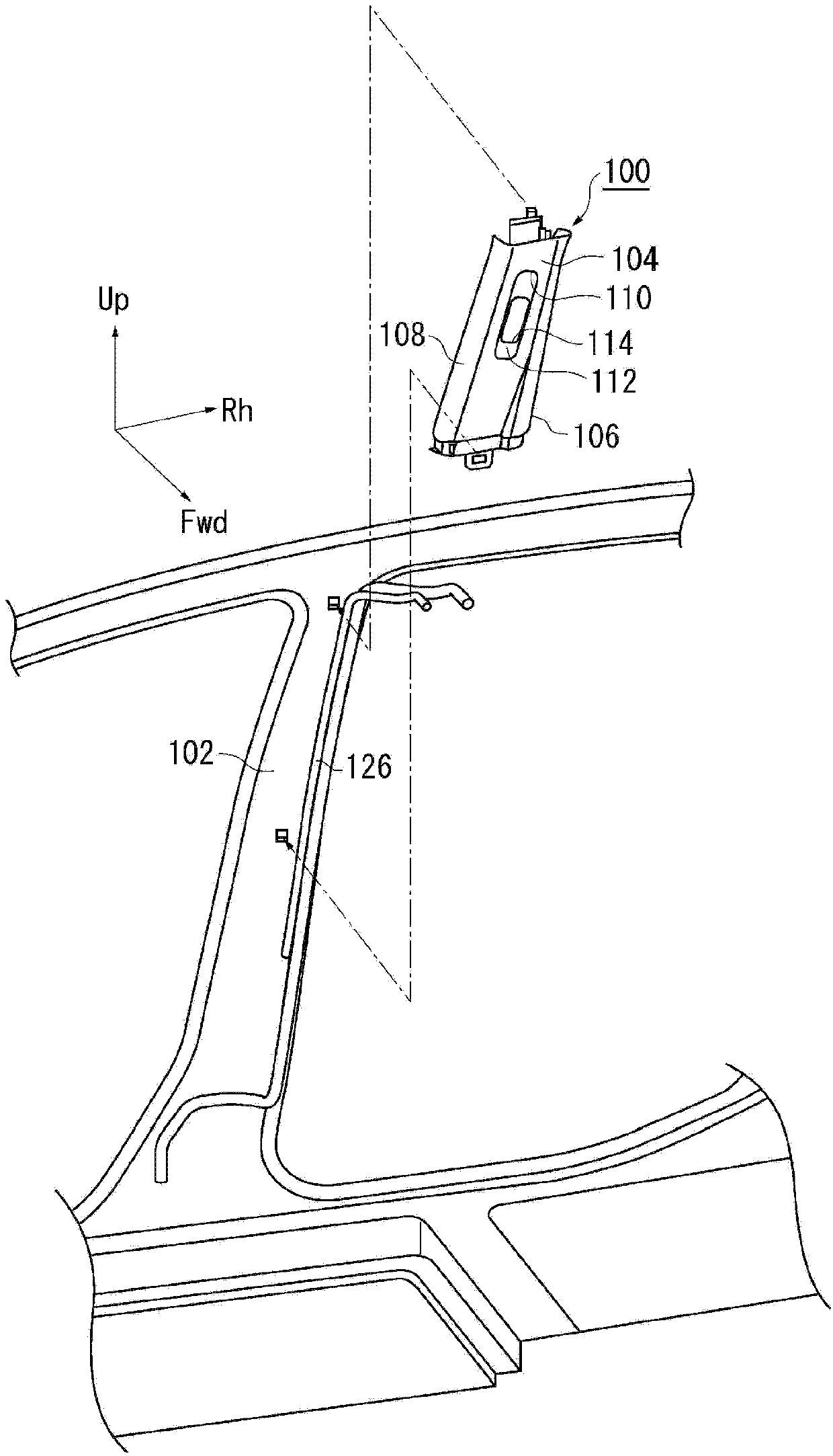 Pillar trim structure