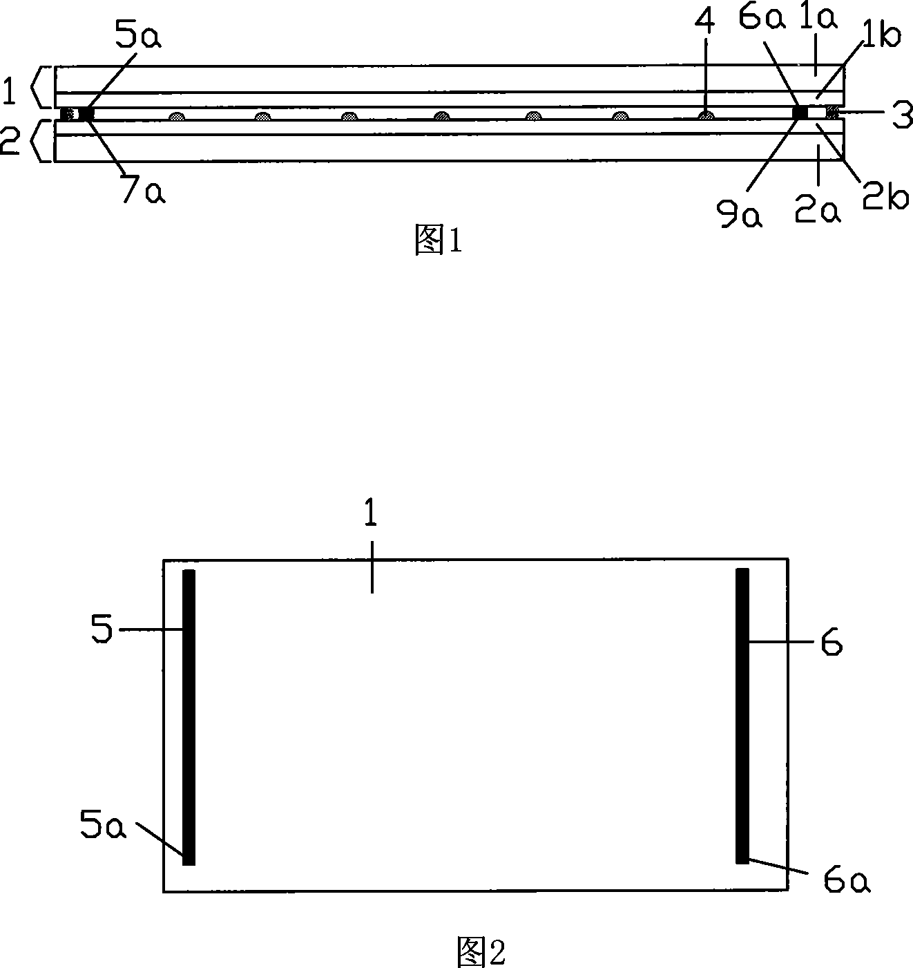 Method for making Electric impedance type glass/glass type touch screen