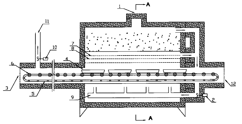 Method and equipment of cultivated silkworm fresh cocoon quick-freezing for cocoon suffocation