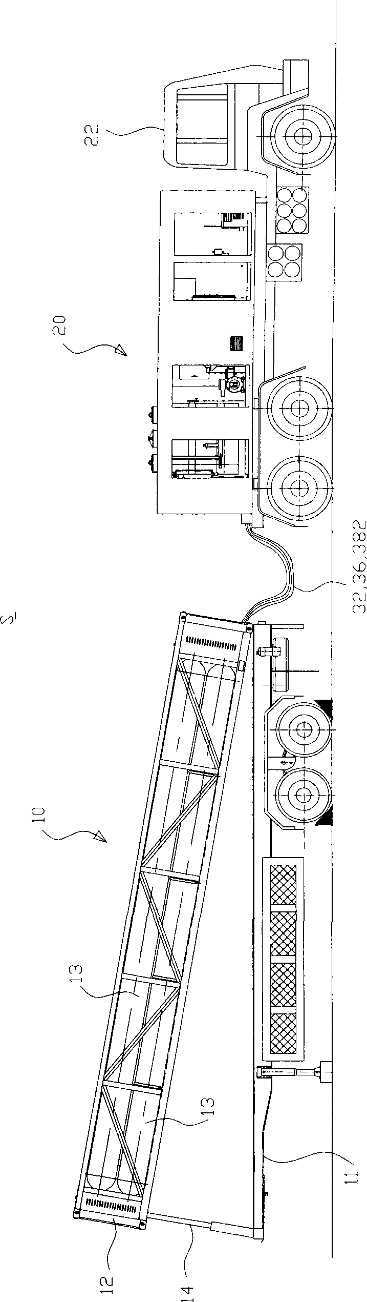 Removable compressed natural gas gasification device