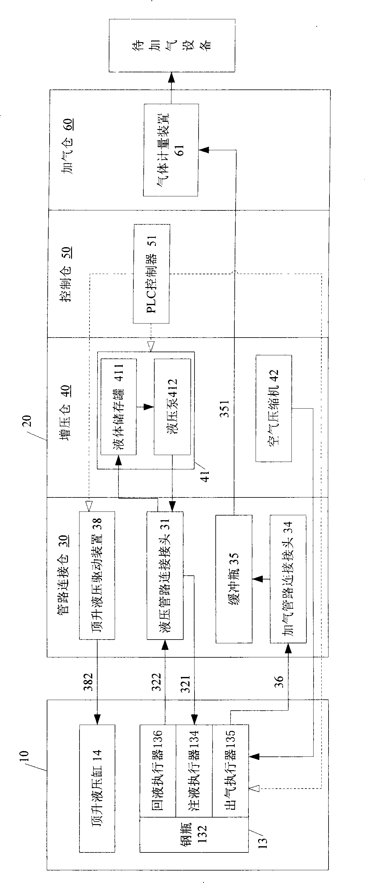 Removable compressed natural gas gasification device