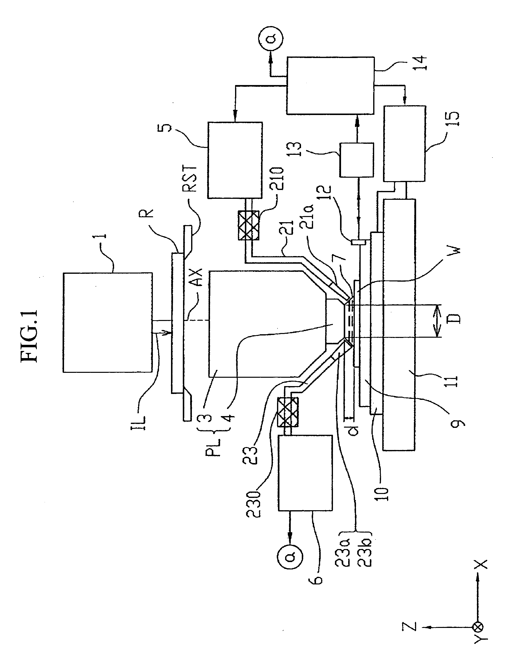 Projection exposure apparatus, cleaning and maintenance methods of a projection exposure apparatus, and device manufacturing method