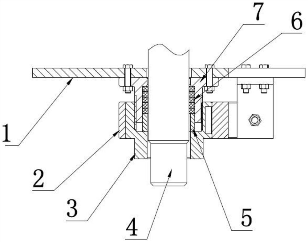 A shaft end sealing mechanism