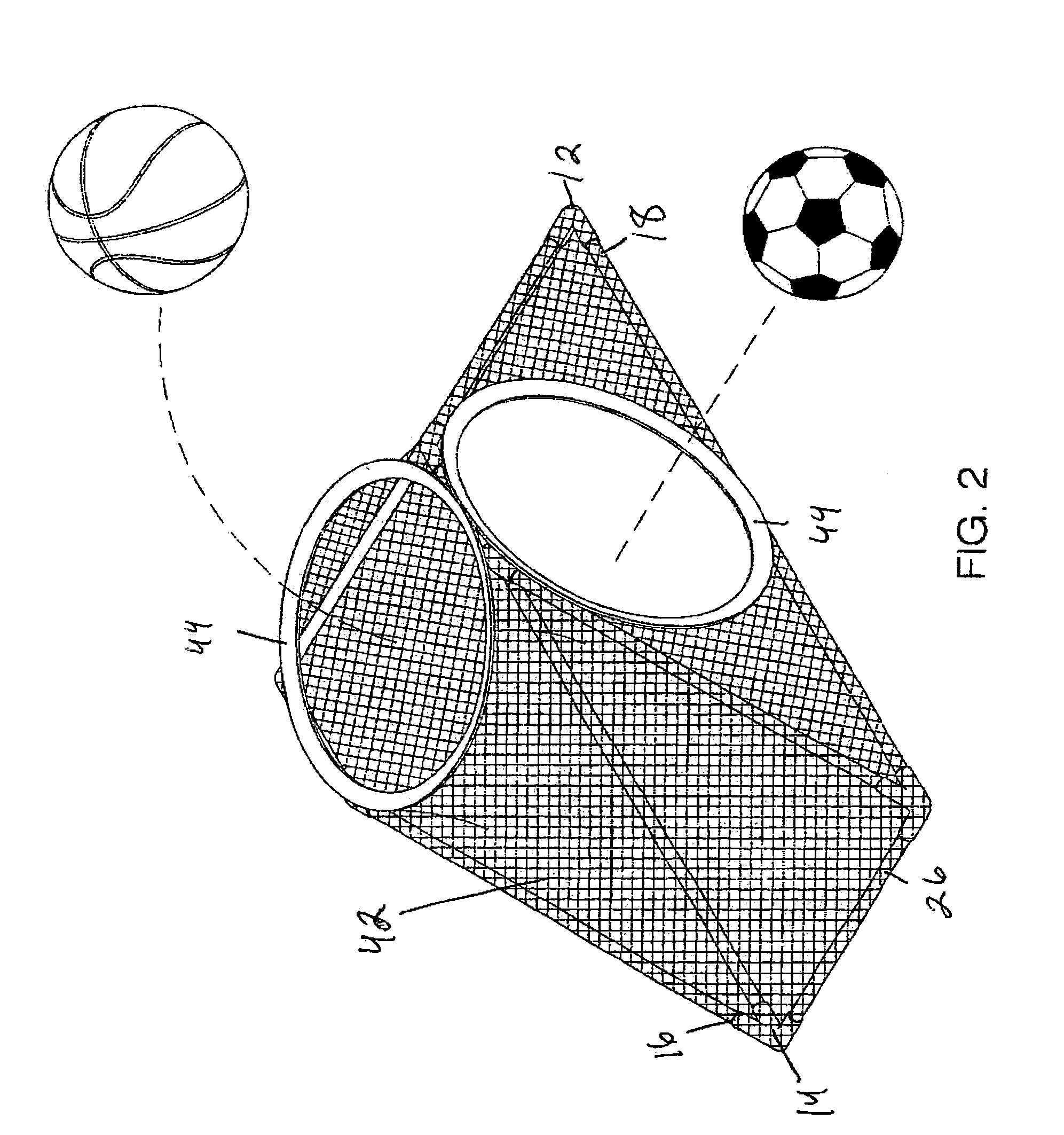Training device for soccer players
