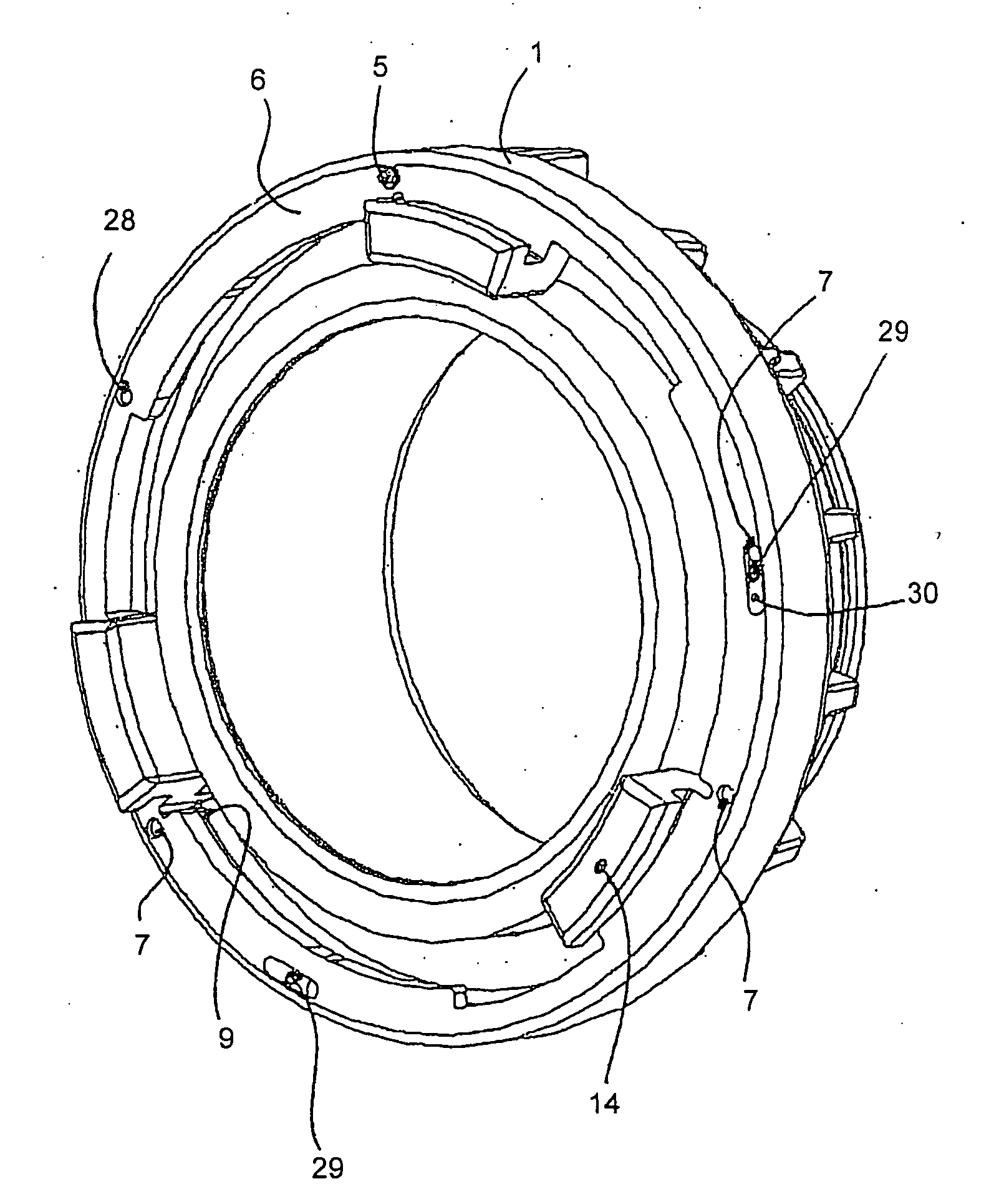 Hose coupling with a locking mechanism