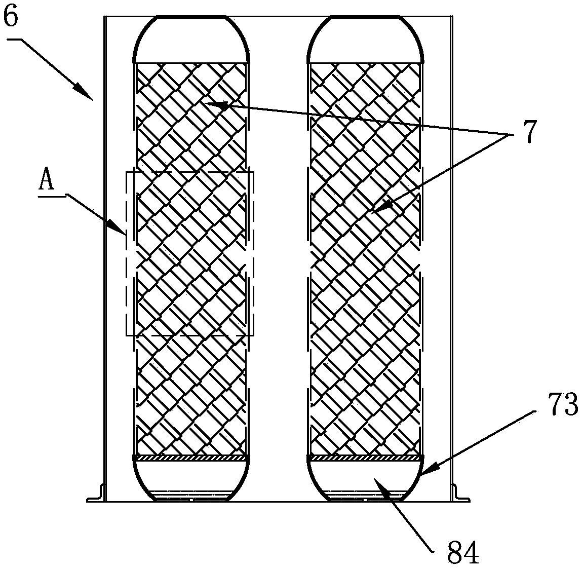 Exhaust noise reduction device capable of effectively reducing oil smoke pollution