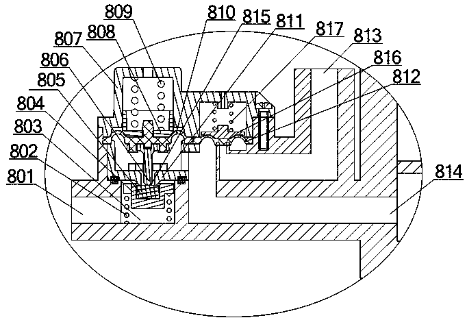 Gas-liquid separation equipment facilitating gas concentration testing