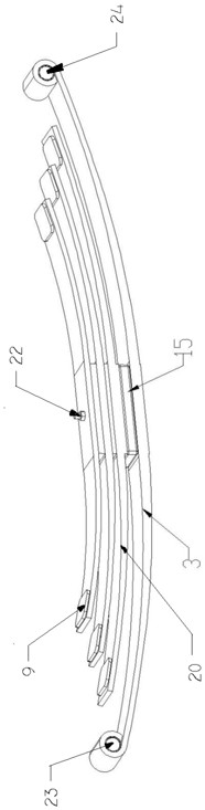 A leaf spring suspension system and light truck