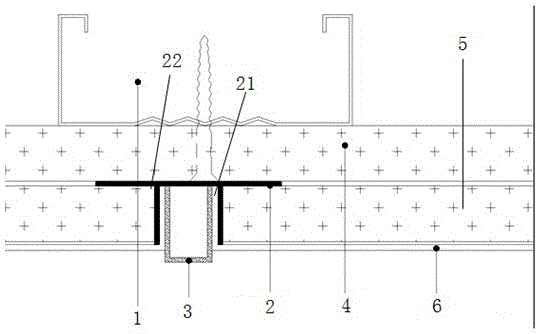 New-technology wallpaper-groove stitching structure