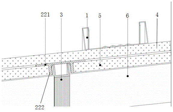 New-technology wallpaper-groove stitching structure