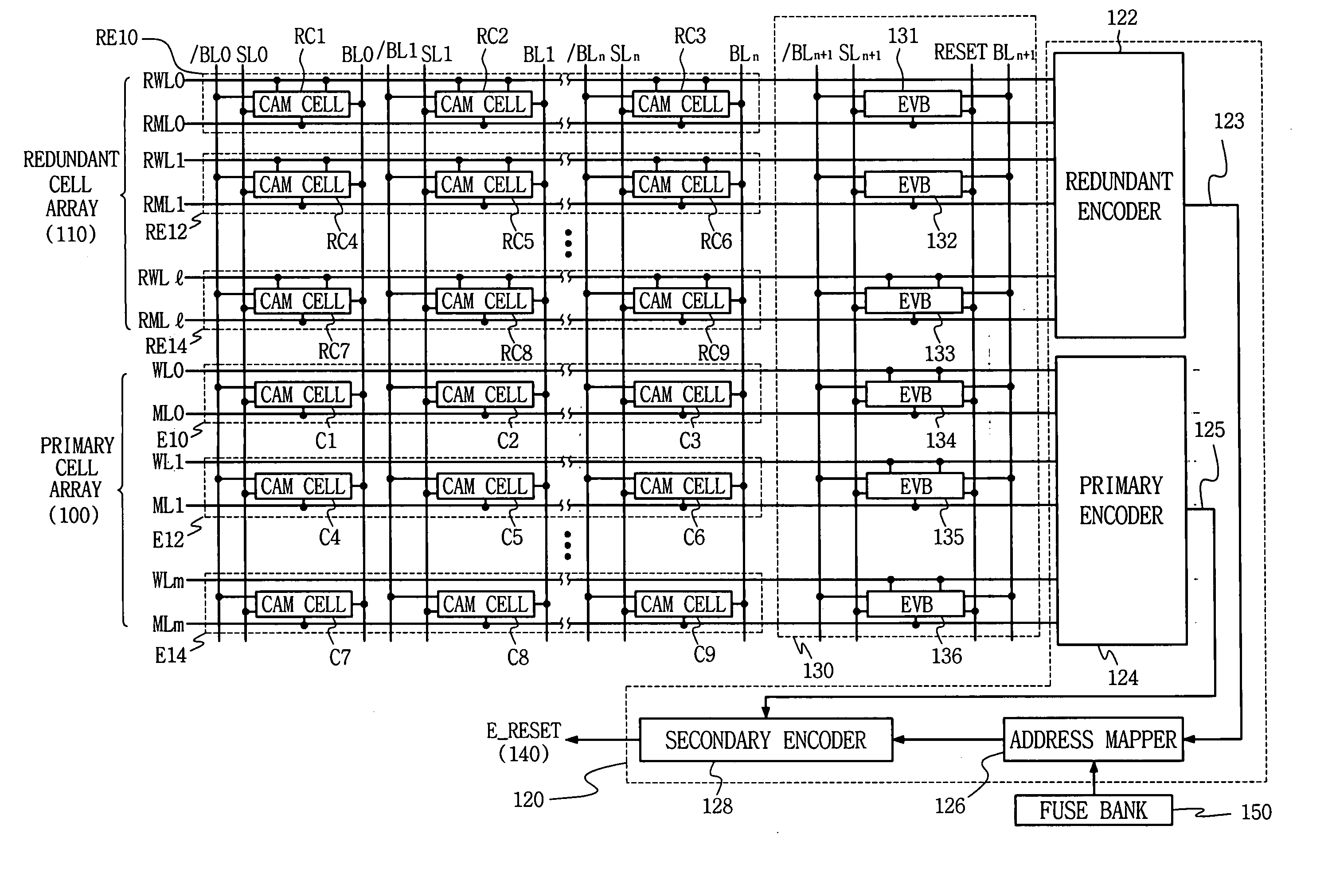 CAM device and method for repairing the same