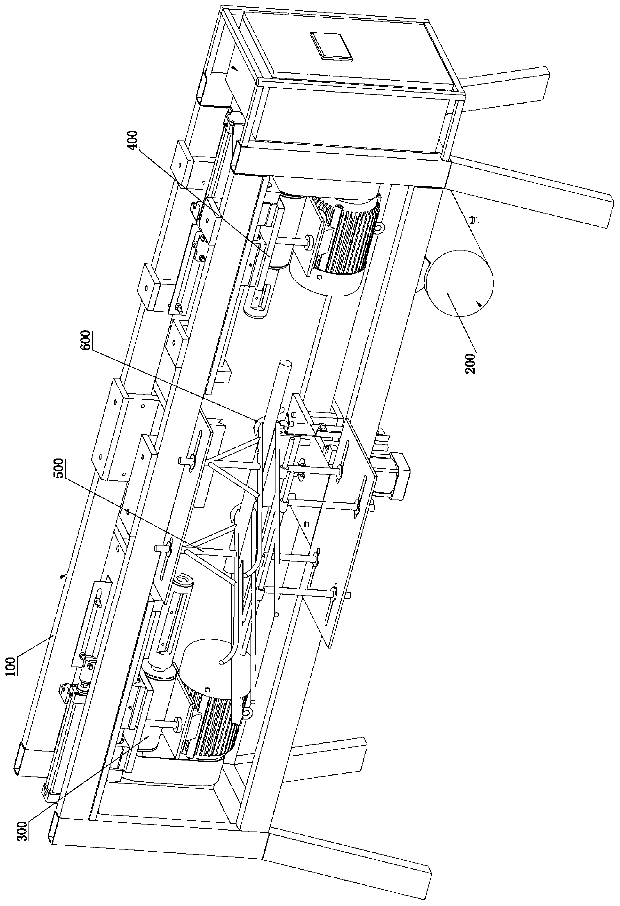 Automatic wooden handle tip planing machine